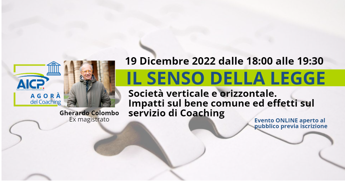 Agorà del Coaching con Gherardo Colombo